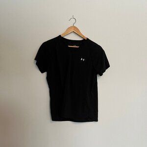 Under Armour. T-Shirt. Black. Size Large, Fits Medium. Womens.